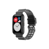 Двубортный ремень [Прозрачный черный]