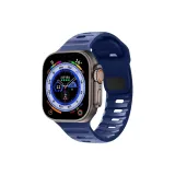 【Полночный синий】Спортивный квадратный ремешок с силиконовым ремнем