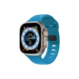 【Морской синий】Спортивный Квадратный Ремешок с Пряжкой из Силикона