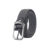 Серый с серебряной пряжкой