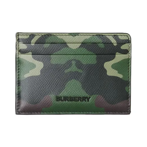 Burberry Кожа Кошелек Картхолдер Унисекс Камуфляж