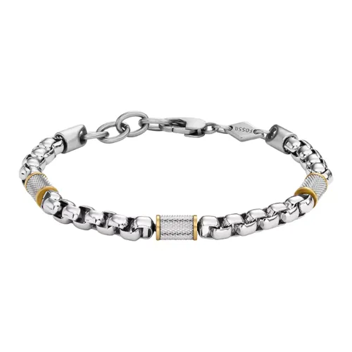 FOSSIL Нержавеющая сталь Браслеты Мужской Серебряный