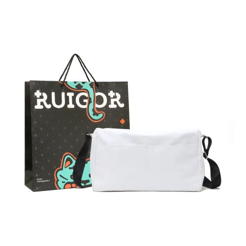 RUIGOR Сумка через плечо дорожная сумка большая унисекс черный белый