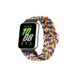 Плетеный выдвижной ремешок с пряжкой - [W Цветочный яркий]