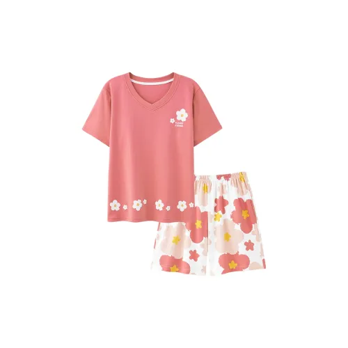JinShaLa Pajama Комплект Женский Персиковый