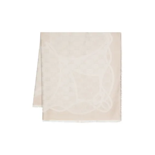 MaxMara Шелковые Шарфы Женские Бежевые