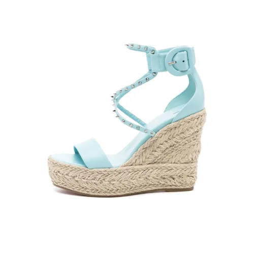 CL Chocazeppa One Ремень Сандалии 12cm Женские Светло-Синий