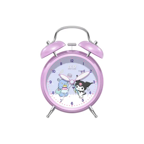 zgo Sanrio Collaboration Кварцевый механизм Железо Будильник Унисекс Фиолетовый Циферблат часов