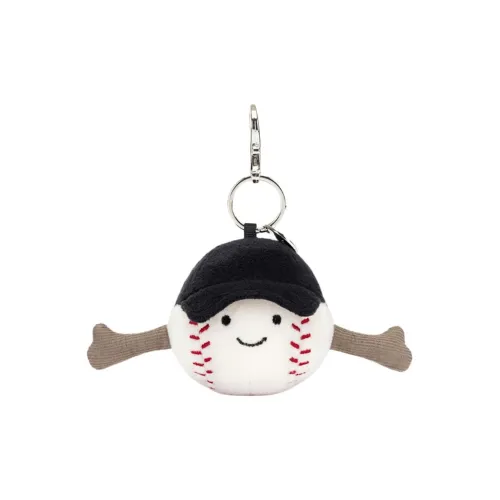 JELLYCAT Fun Sports Collection Баскетбол Bag Charm Кукла Плюшевая Подвеска 12 см Высота