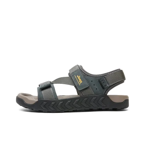 JEEP Спортивные пляжные сандалии мужские темно-зеленые