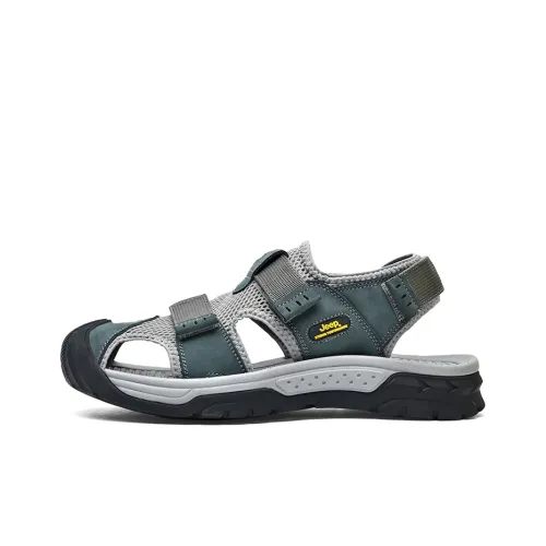 JEEP Спортивные пляжные сандалии мужские темно-зеленые