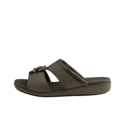 Prada Saffiano Слипоны Мужские Армейский Зеленый