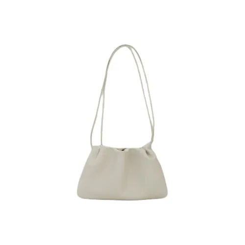 NOTHING WRITTEN Овчина Сумка Сумка через плечо Стандартная Женская Светлый Бежевый