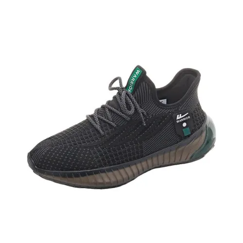 Warrior Casual Низкий Топ Черный Зеленый Мужской