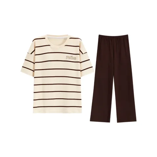 William Pajama Комплект Женский Абрикос