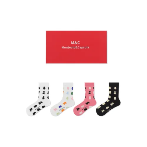 Montecto&Capsule Многоцветные 4 шт Унисекс MID Носки до икры