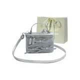 Серебристая +сумка для покупок