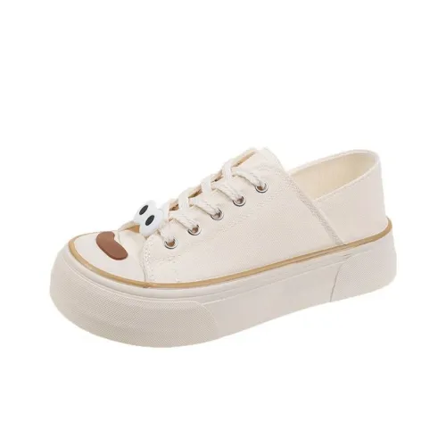 Фламинго Slip-resistant Abrasion-resistant Low-top Canvas Shoes Women's