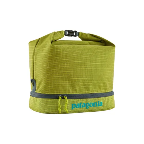 Patagonia Переработанный полиэстер Сумка для туалетных принадлежностей Мешок для хранения Унисекс Фосфорный зеленый