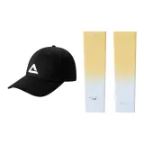 Черные шапки и кепки + желто-белые охлаждающие рукава