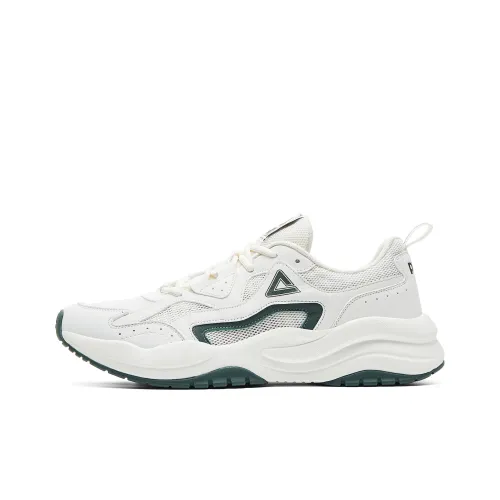 PEAK Амортизирующий Противоскользящий Износостойкий Дышащий и Легкий Низкий Топ Casual Мужской Экрю Фруктовый Зеленый