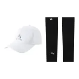 Белые шапки и кепки + черные охлаждающие рукава