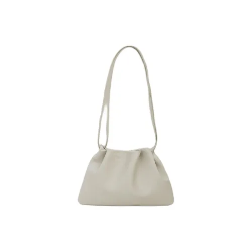 NOTHING WRITTEN Овчина Сумка через плечо Сумка на плечо Женская Светлый Бежевый