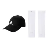 Черные шапки и кепки + белые охлаждающие рукава