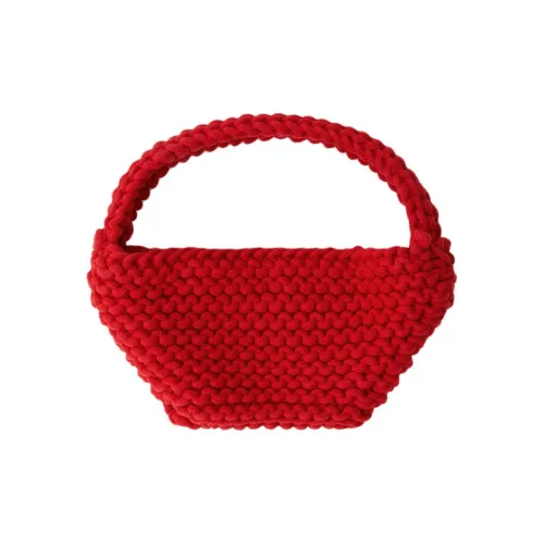 NOTHING WRITTEN Хлопок с Полиэстер Сумка Средний Унисекс Красный