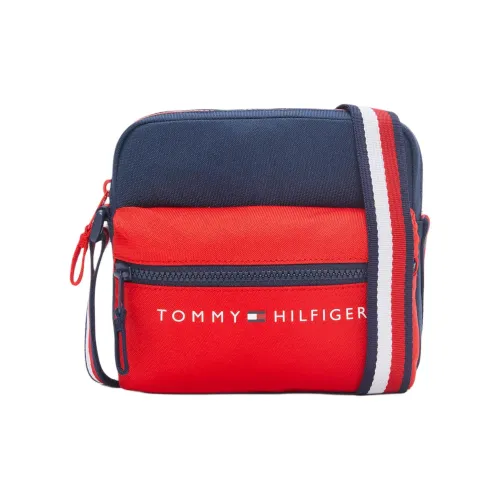 Tommy Hilfiger Полиэстер Сумка через плечо Мужская Красная и Морская Синяя