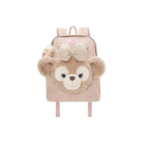 Disney Плюшевый Деним Холст Рюкзак Женские Розовый и Белый