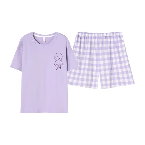 The Story Of The Flower Season Пижамный комплект женский светло-фиолетовый