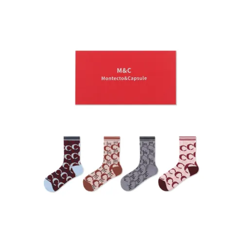 Montecto&Capsule Многоцветные 4 шт Унисекс MID Носки до икры