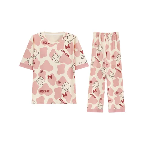 William Pajama Комплект Женский Розовый