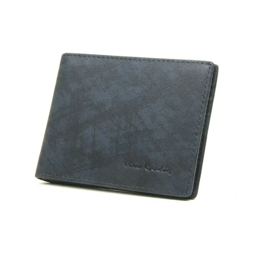 PIERRE CARDIN Коровья кожа Деловой кошелек для мужчин Горизонтальный кошелек Сумка Стандартный Мужской Синий