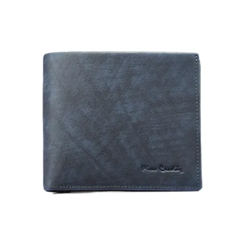 PIERRE CARDIN Телячья кожа Мужской кошелек Fashion Business Стандартный Мужской Серый Синий