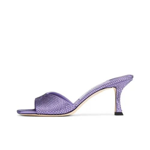 Jimmy Choo Слипоны 7 см Женские Фиолетовые