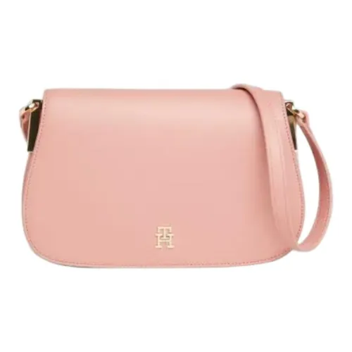 Tommy Hilfiger ПУ (полиуретан) Сумка через плечо Унисекс Ягода Камелия