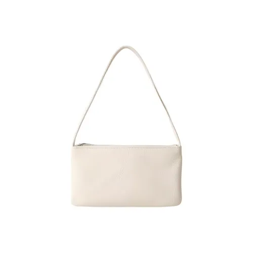 NOTHING WRITTEN Коровья кожа Сумка Сумка через плечо Стандартная Женская Айвори