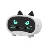 Белый [Будильник + Bluetooth колонка с функцией зарядки]