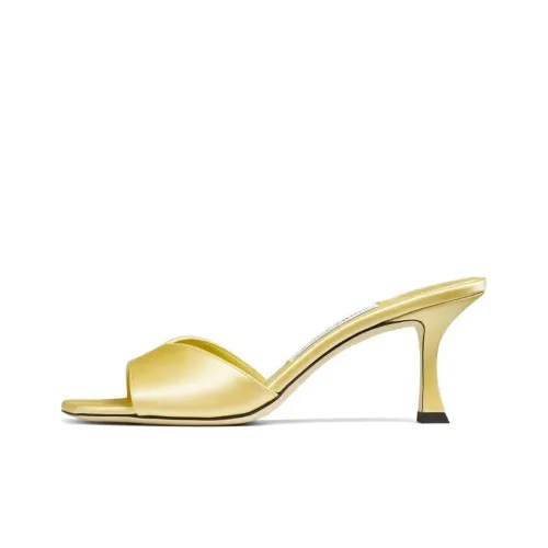 Jimmy Choo Слипоны 7 см Женские Желтые