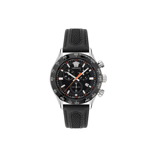 VERSACE Hellenyium Series Мужские часы Кварцевый механизм Черный циферблат VE2U00122