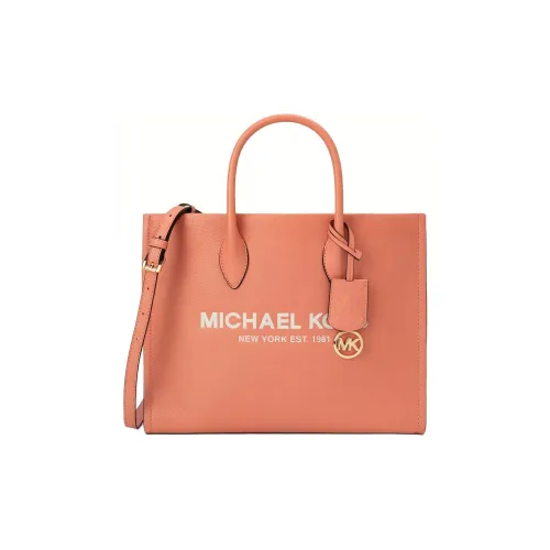 MICHAEL KORS Mirella Коровья кожа Тоут Сумка Сумка для покупок Сумка Сумка через плечо Сумка через плечо Средний Унисекс Фрукты Розовый