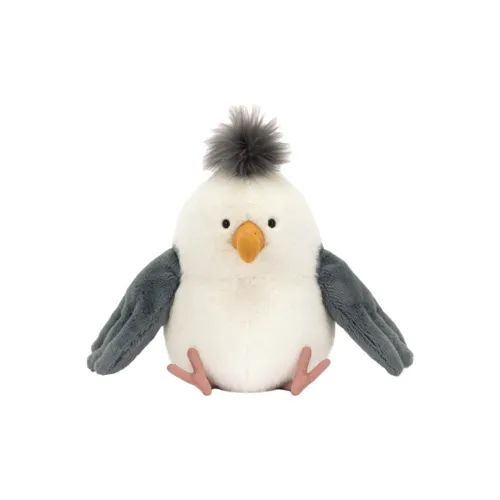 JELLYCAT Bird Collection Chalcopyrite Gull Куклы Плюшевая кукла 25 см Высота 25 см Длина
