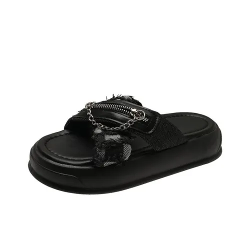 Слипоны с принтом Peach женские