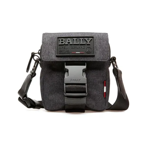 BALLY Ткань Маленькая Сумка через плечо Сумка на плечо Сумка через плечо Стандартная Мужская Серый