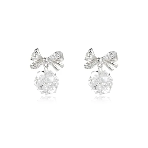 Серьги Rhymes S925 Серебряные с Цирконом, Женские