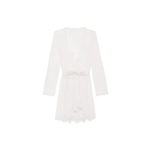 Victoria's Secret Прозрачный Кружевной Палантин для сна Женские Кокосовый Белый