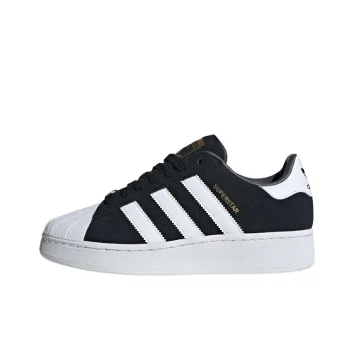 Adidas Originals SUPERSTAR XLG Low Топ Скейтборд Кроссовки Унисекс Черный Белый