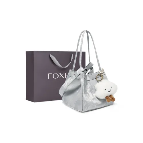 FOXER Синтетическая кожа Ведрообразная сумка Обычная Women's Silver Shadow Радуга Шампанское Призрачный Волшебник страны Оз